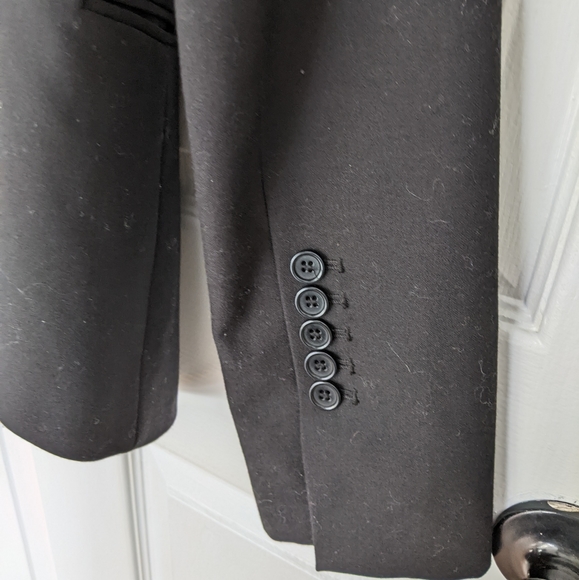 BCBG Black Blazer with Adjustable Back - Picture 2 of 7